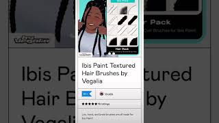 Ibis Paint X Curl Braid amp Loc Brushes [upl. by Amluz]