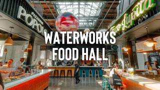 Waterworks Food Hall Toronto  delicious food amp a beautiful heritage building [upl. by Keviv]