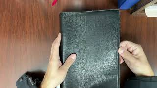 Unknown Calfskin leather Bible cover [upl. by Medina62]