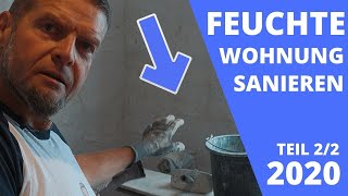 Feuchtigkeit in der Wohnung beseitigen  Selber machen Sanierung Teil 22 vom Umbauheld 2020 [upl. by Debbra145]