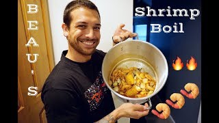 Shrimp Boil Recipe  Food Vlog [upl. by Michaeline]