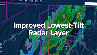 ForeFlights Improved LowestTilt Radar Layer [upl. by Oniuqa]