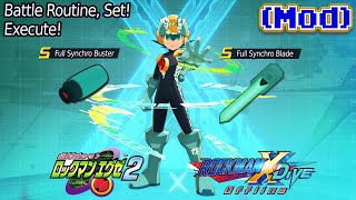 ROCKMAN X DiVE Offline Full Synchro Buster And Blade Weapon Mod [upl. by Aurora]