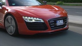 ► NEW 2014 Audi R8 etron on the Road [upl. by Ennairoc]