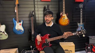 Epiphone EB0 Bass Guitar  Demonstration amp Reasons to Buy  Rimmers Music Liverpool [upl. by Sherri]