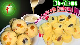 Rava Laddu with Condensed MilkEid Special Sweet Recipeஇலங்கையின் ரவாலட்டு செய்வது எப்படி [upl. by Viguerie]