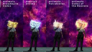 FFXIV All 4 Ultimate Weapons Showcase UCOB UWU TEA DSR side by side [upl. by Laughton]