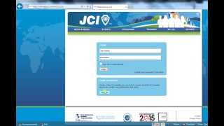 JCI Tutorial  How to create an account on wwwjcicc [upl. by Aed422]