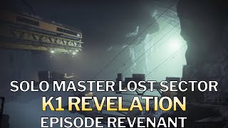 Solo Flawless Master Lost Sector  Titan Destiny 2 K1 Revelation [upl. by Noram595]