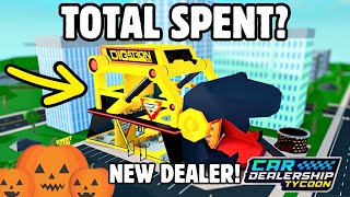 🔥NEW DEALERSHIP COST in Car Dealership Tycoon roblox cardealershiptycoon [upl. by Helbonna]