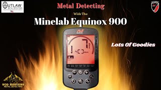 Metal Detecting with the Minelab Equinox 900 Lots Of Goodies [upl. by Adriene]