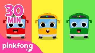 Canzoni del Bus  Compilazione Pinkfong Bimbo Squalo Canzoni per Bambini [upl. by Burch698]