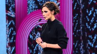 Victoria Beckham  Brand of the Year Award  British Fashion Awards 2014 [upl. by Enelaj741]