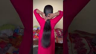 Beautiful Long Hair Shining Hair  indian long Hair hairstyle longhairtips longhairs [upl. by Kcirrek]