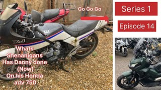 Honda Adv 750 roars off to an anode end [upl. by Drice]