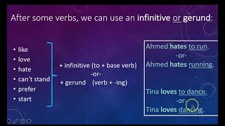 Gerunds and Infinitives Introduction [upl. by Janifer]