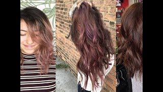 ChocolateMauve Is One of the Prettiest Dark Hair Color Ideas [upl. by Ergener29]