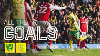 FIVE STAR PERFORMANCE ⭐  ALL THE GOALS  Norwich City 50 Rotherham United [upl. by Nawtna]