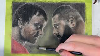 Drawing Timelapse  Devon Larratt Vs Levan Saginashvili [upl. by Quill]