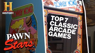 Pawn Stars TOP ARCADE GAMES OF ALL TIME 7 Rare High Score Deals  History [upl. by Eves]