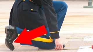 Tomb Of The Unknown Soldier Guard Gets Stabbed And Everyone’s Talking About His Reaction [upl. by Clerk357]