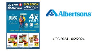 Albertsons Weekly Ad US  04292024  06022024 [upl. by Ramalahs]