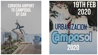 Corvea Airport to Camposol Mazarron Spain [upl. by Shaper]