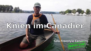 EP1  Knien im Canadier  Solo Freestyle Canoeing Bootcamp [upl. by Zipah]