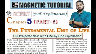 The Fundamental Unit of Life  NCERT  PART 2  Class 9th  Chapter 5 Biology by Sagar Sir [upl. by Adal]