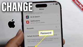 How to Change Password on iPhone 2024 [upl. by Sucerdor246]