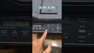 Reset Printer Brother DCPT820DW tipsandtricks youtubeshorts antigaptek brother [upl. by Eeresid]