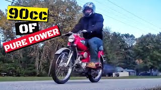 Honda S90 Review Test Ride  of this Great Little Motorcycle [upl. by Fendig72]