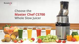 Kuvings Whole Slow Juicer Master Chef CS700 [upl. by Mischa]