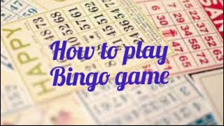 How to play bingo game in tamil [upl. by Nallac361]