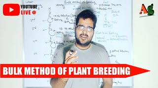 Bulk Method of Plant Breeding  Method of Handling of Segragating Generation  Agriculture [upl. by Kenzi]