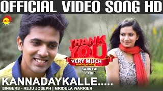 Kannadaykalle Video Song HD  Film Thank You Very Much  Reju Joseph  Mridula Warrier [upl. by Pardo]