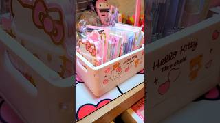 Sanrio Mini Notebook Stationery Organization ASMR 🎀💗 [upl. by Amsirak]