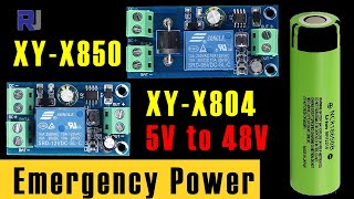 YX850 Power Failure Automatic Switching Standby Battery Lithium Battery Module 5V48V Emergency UPS [upl. by Lynnette]