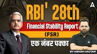 RBIs 28th Financial Stability Report FSR [upl. by Percy]