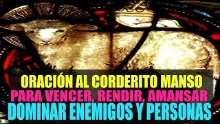 Oración al Corderito Manso para vencer rendir amansar y dominar Enemigos y Personas [upl. by Sirovart86]