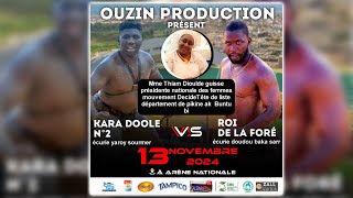 🛑Direct  Arène Nationale  Combat Kara Doolé 2 vs Roi de la Forêt  journée Ouzin Production [upl. by Stillmann]