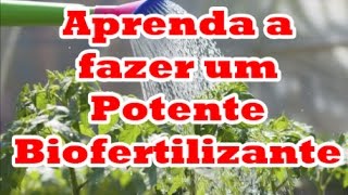 Aprenda a Fazer um Potente adubo LÃ­quido feito com esterco de aves [upl. by Lezah]