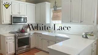 White Quartz Countertop Kitchen Remodel ideas East Coast Granite [upl. by Alicea]