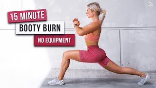 15 MIN BOOTY BURN WORKOUT  Target Your Glutes No Equipment  HIIT IT HARDER DAY 20 [upl. by Adnil]