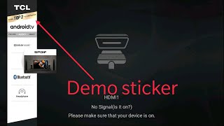 How to remove demo mode on TCL TV [upl. by Lucinda]