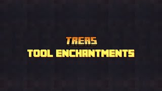 Tool Enchantments  Treas Network  MCTREASNETWORK [upl. by Yelbmik]