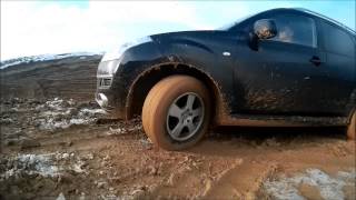 Offroad Citroen CCrosser Land Rover Freelander Nissan XTrail [upl. by Nadab]