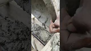 concrete mein thoda of mixing construction house manojmistri shortvideo 👍💯🛠️🏨⛩️ [upl. by Lagiba]