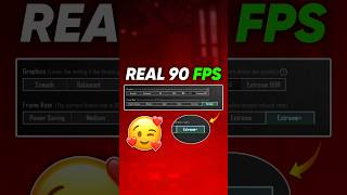 90 FPS IN BGMI amp PUBG MOBILE 90fps shorts bgmi pubgmobile 90fpsunlock [upl. by Laspisa]