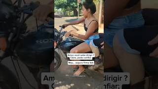 Você sabe dirigir Claro pode confiar  Mas segura firme kkkkk shortvideos beach beachbrasil [upl. by Enyrehtac]